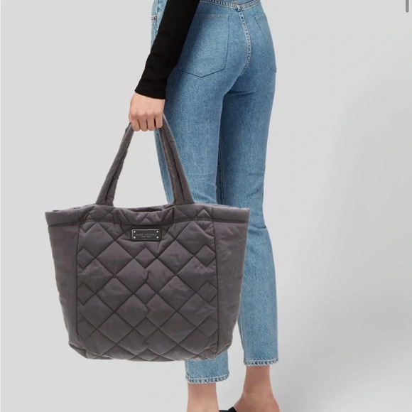 Marc Jacobs Handbags - Gray Quilted Large Tote